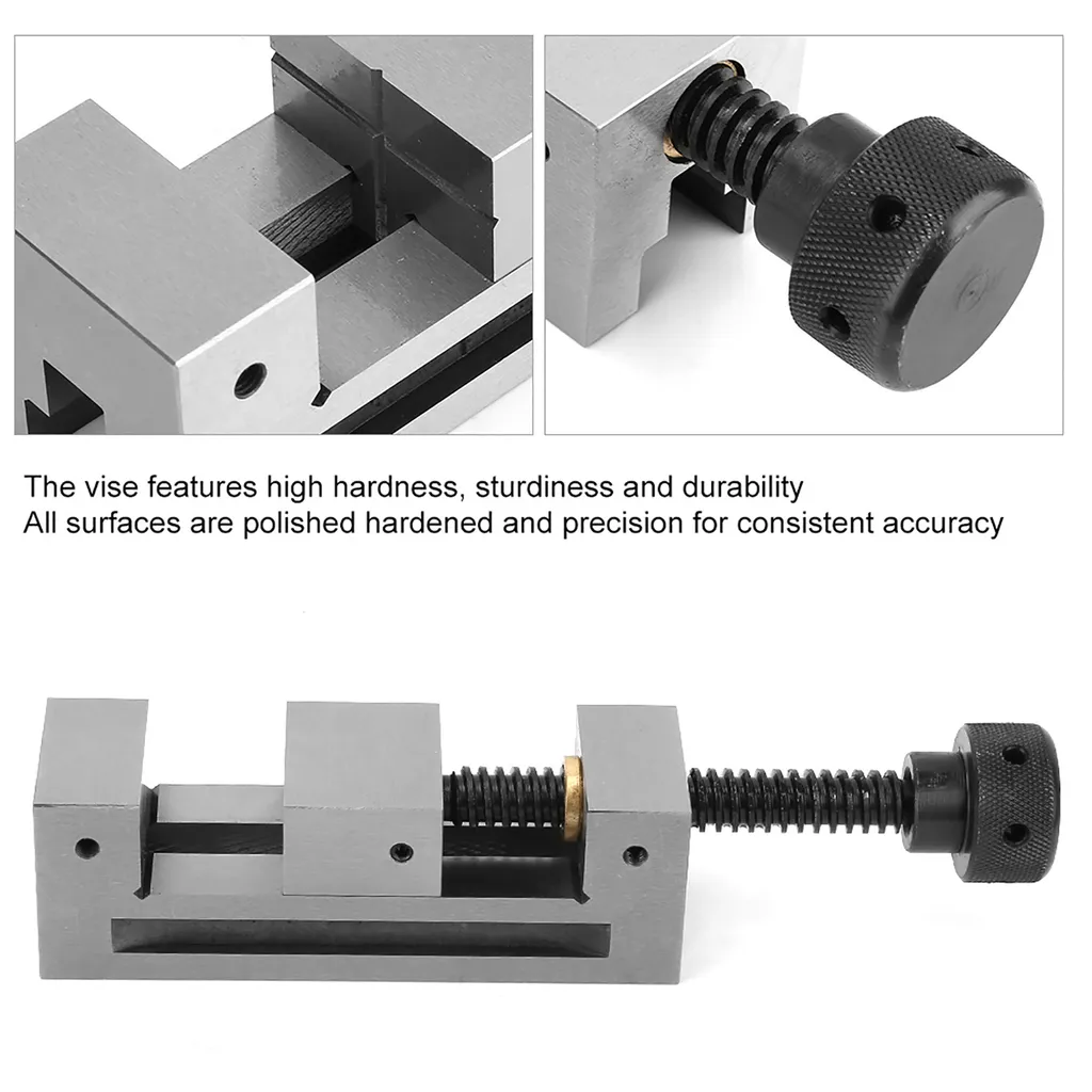 Étau de rectification en acier trempé 58HRC - Précision 0.005mm CNC - 6