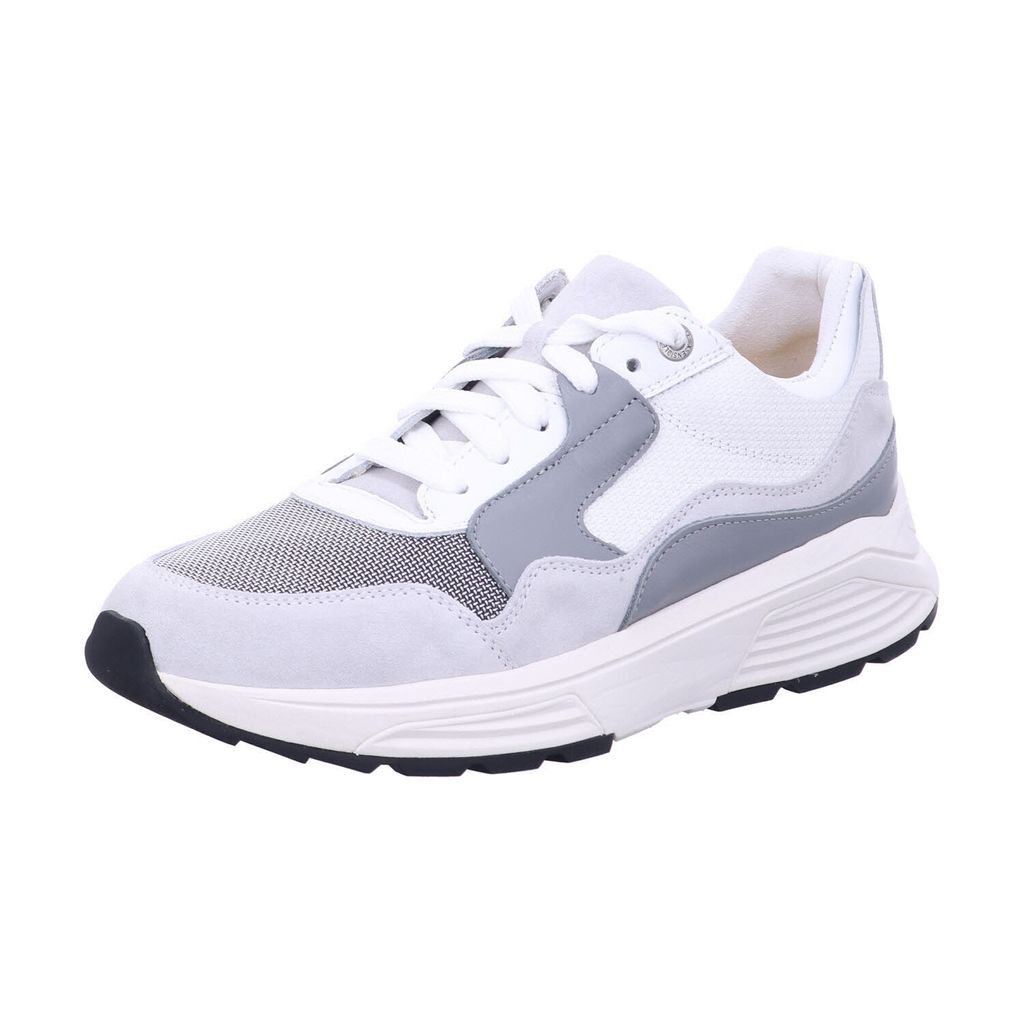 Xsensible Golden Gate Men Herren, Sneaker, bequem, Light Grey Combi, Leder - Herrenschuhe Sneaker / Schnürschuh, Weiß, leder