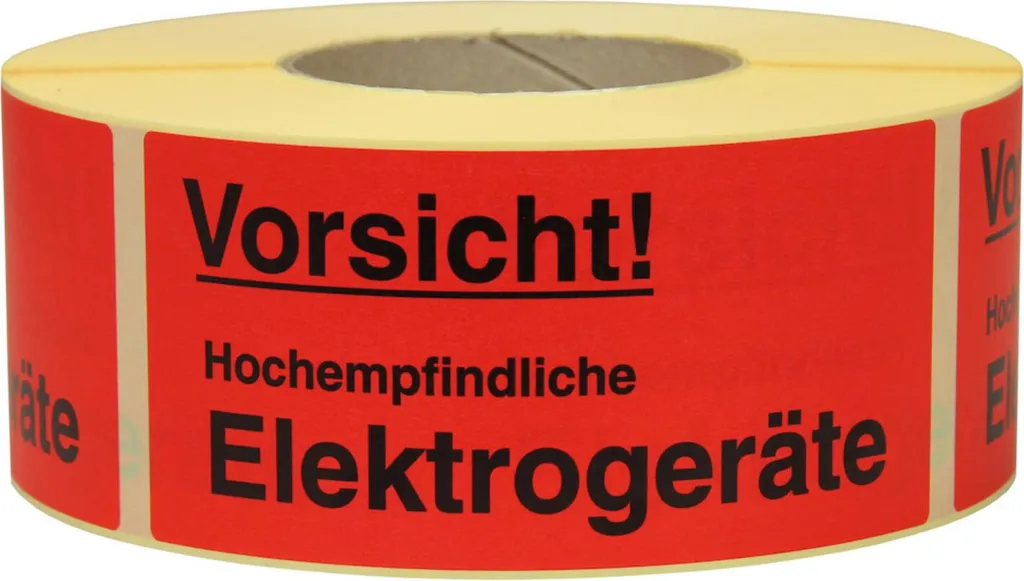 Étiquettes de Transport Électrodes Sensibles 145x70mm pour Colis Fragiles