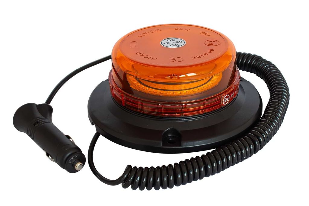Orange magnetische Blitzwarnleuchte LED 400 Produktbild 