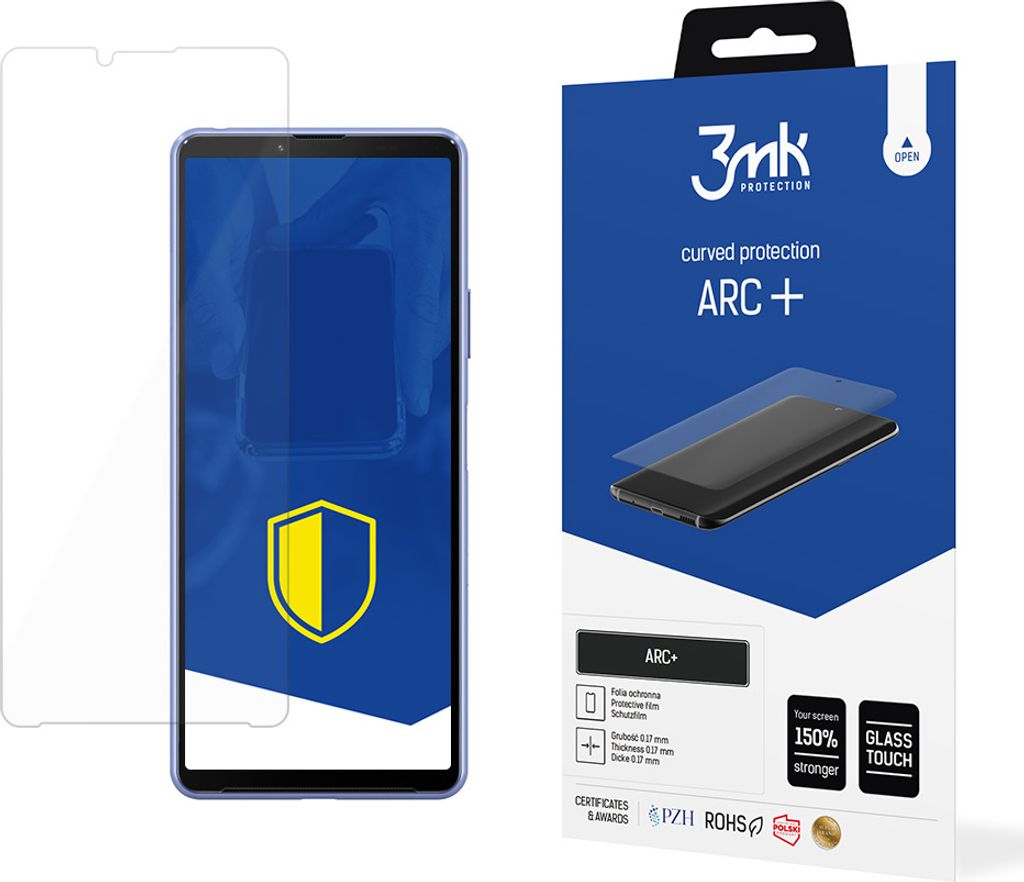 3mk Display Schutzfolie ARC+ für Sony Xperia 5 III 5G 0,17mm Self-Heal