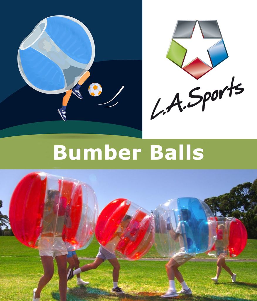 Bumper Ball Set aufblasbar Bubble Soccer Kinder Jugendliche 115-165 Körpergröße 