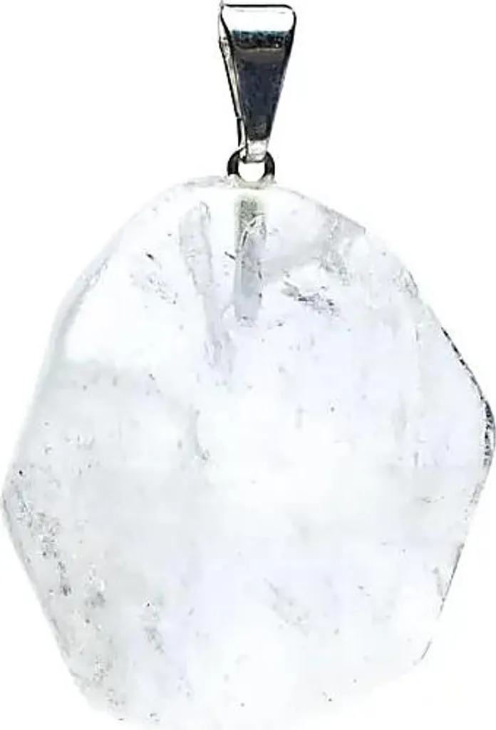 Pendentif Cristal de Roche Authentique 3cm : Pack de 3 pour Bijoux Durables