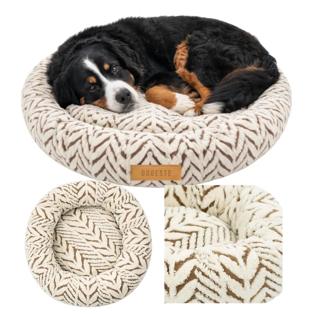 Cuccia Rotonda XXL Dogeste RUMI 100 cm: Comfort Ortopedico Lavabile