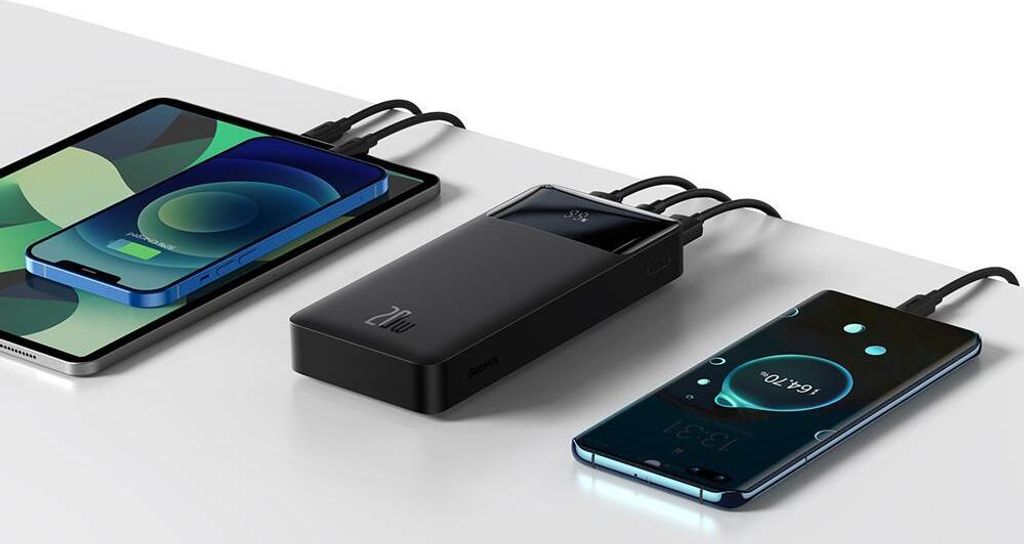Baseus Bipow Schnelllade-Powerbank 20000mAh 20W schwarz Produktbild 8