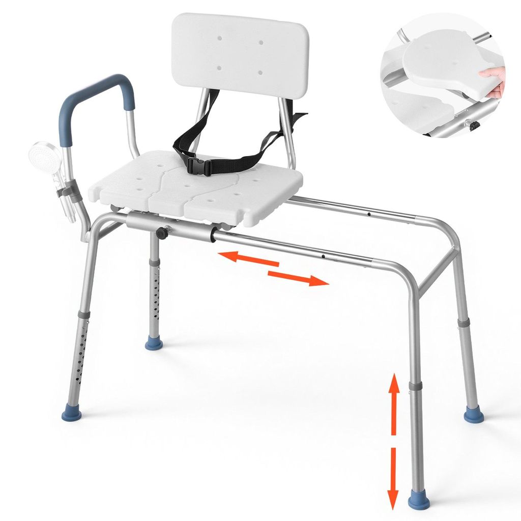 Banc de transfert pour baignoire VEVOR avec siège Image du produit 