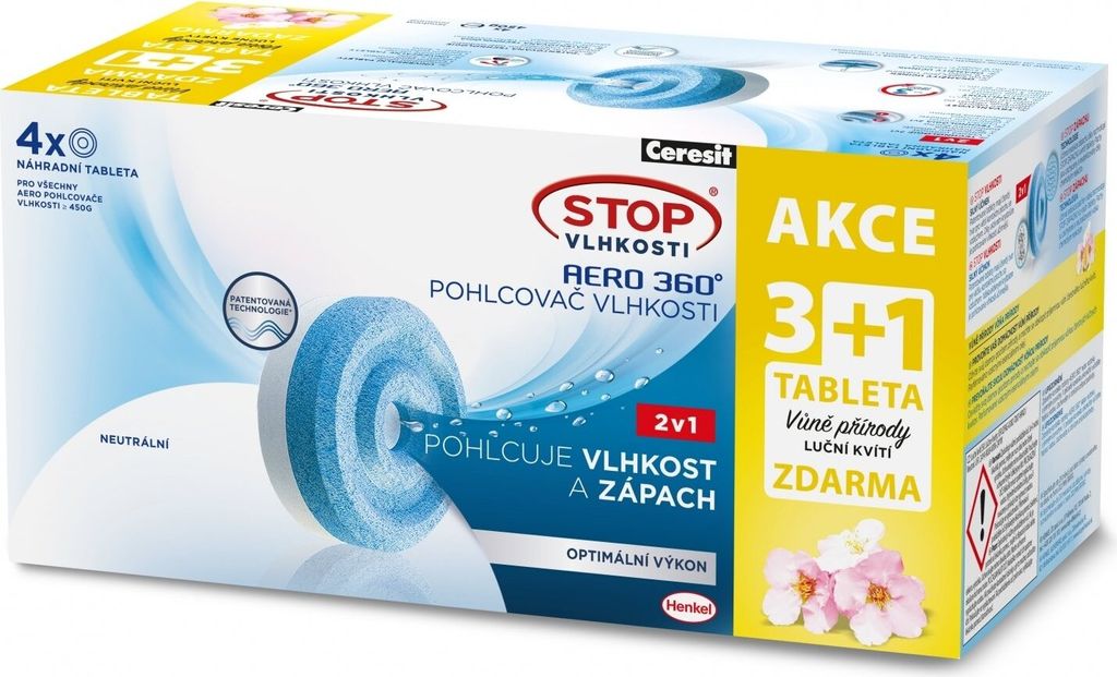 Ceresit 2629452 STOP VLHKOSTI AERO 360° náhradní tablety Obrázek produktu 
