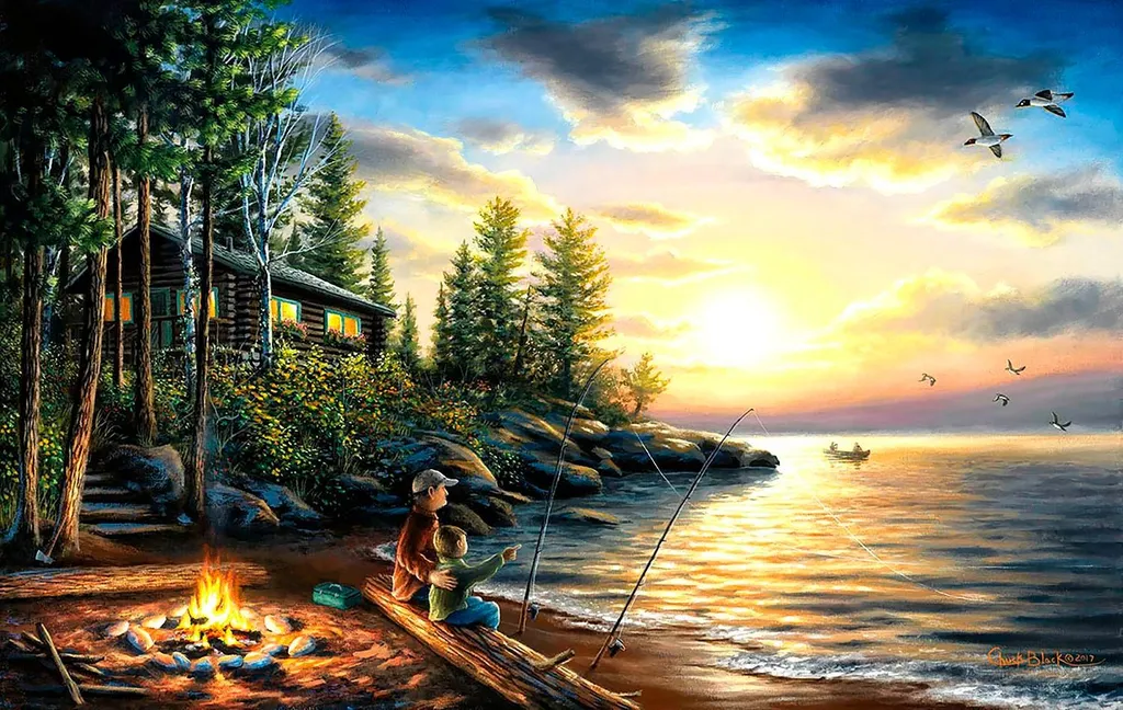 Puzzle 550 Pezzi SunsOut Summer Nights - Recensione e Vendita Online