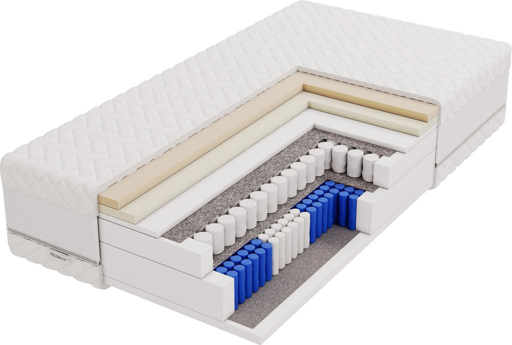 ALTDECOR Matratze 180x200 Härtegrad H3 - 32 cm Taschenfederkernmatratze Bett Matratzen mit ergonomische 7 Zonen Hypoallergen & Antibakteriell Bezu...