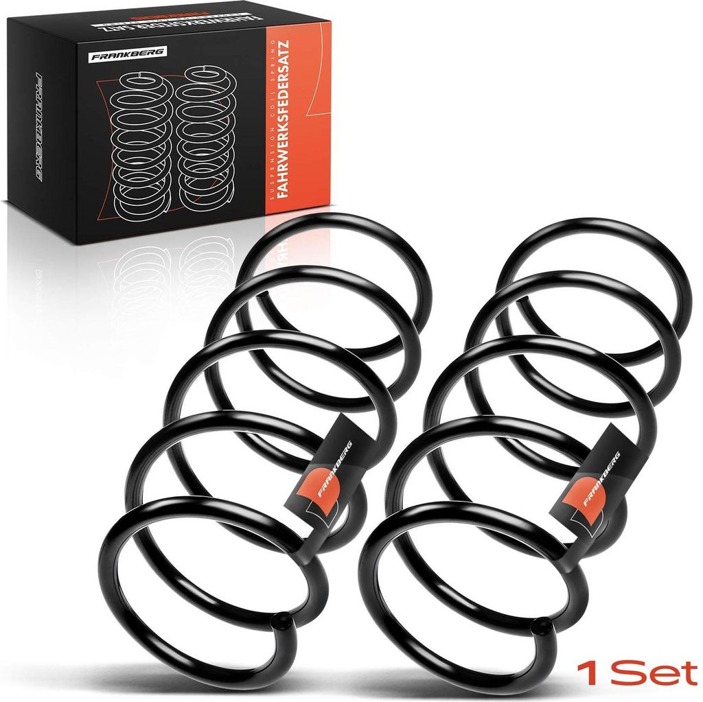 Frankberg 2x Fahrwerksfeder Vorderachse für Renault Clio II BB CB 1.2L 1998-2005