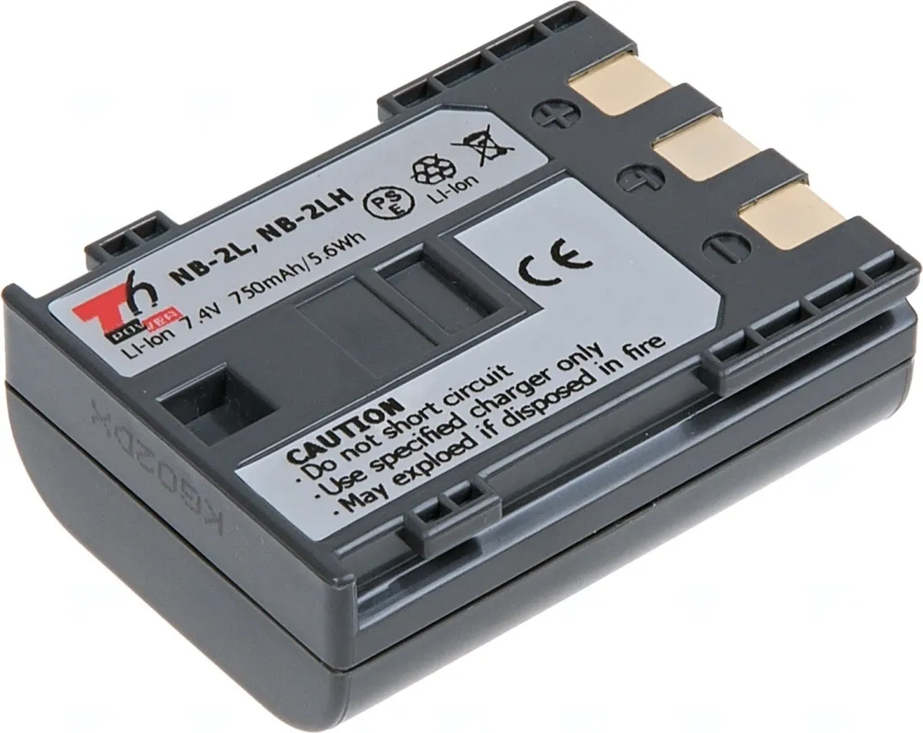 Batteria Ricambio Canon NB-2LH NB-2L | T6 Power per Viaggiatori