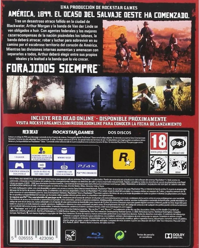 Console Sony PS4 Noire avec Jeu Red Dead Redemption 2 - Pack Immersion - 11