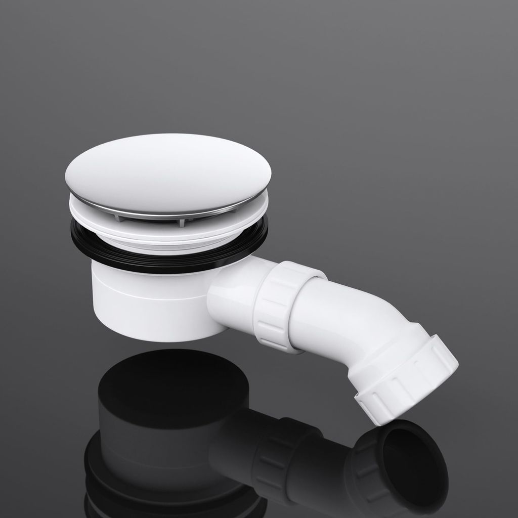 doporro Set di Scarico per Piatto Doccia Ø90 mm con Sifone Immagine del prodotto 