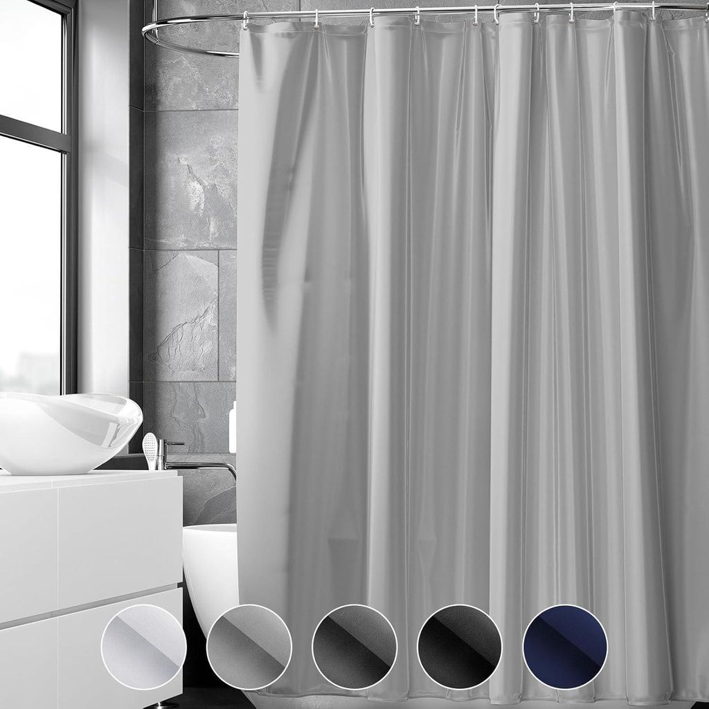 Sprchový záves REDKEY 240x200 cm Protiplesňový PVC Textil Obrázok produktu 