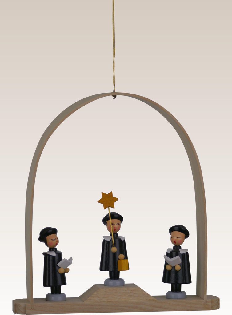 Baumbehang Kurrendefiguren im Bogen bunt Höhe=13cm NEU