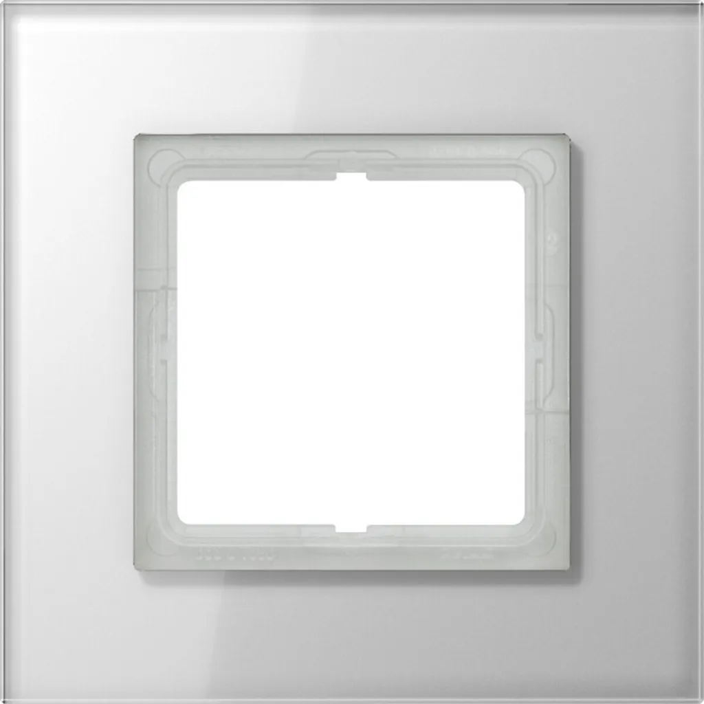 Jung Cadre en verre simple LSP 981 GL WW LSP981GLWW blanc alpin épuré