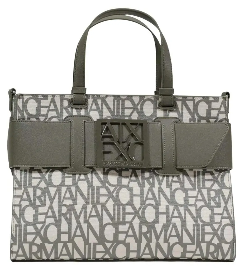 Sac fourre-tout Armani Exchange vert idéal pour le travail et weekend
