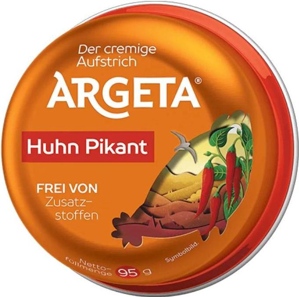 Argeta Aufstrich Huhn Pikant 95g Produktbild 
