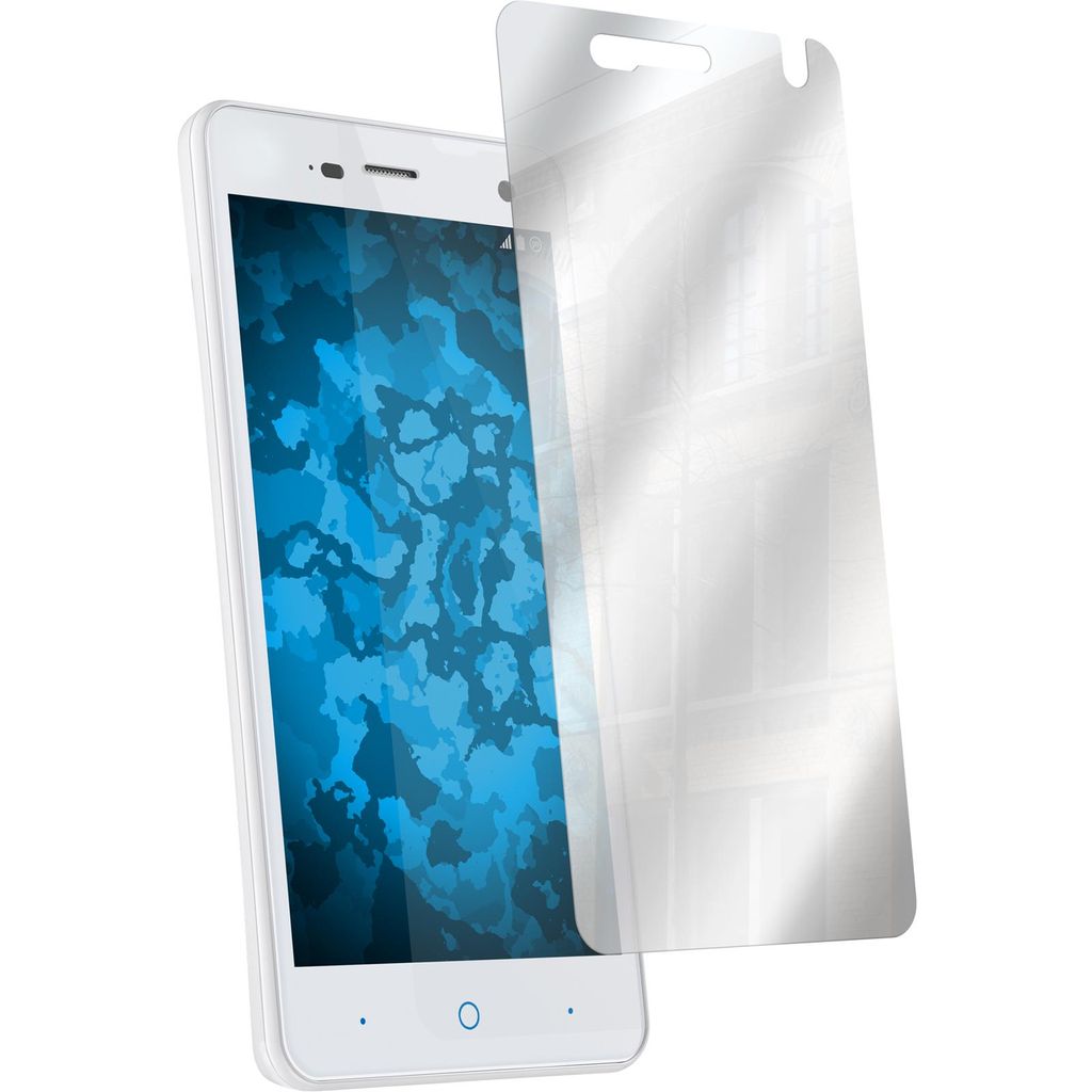 2er-Pack PhoneNatic Displayschutzfolien verspiegelt kompatibel mit ZTE Blade L3