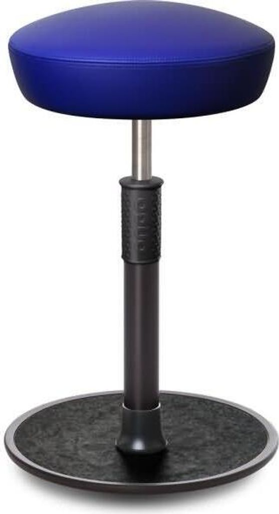 Sitz- Stehhocker Free Tall Hutsitz Boxmark Leder blau Produktbild 