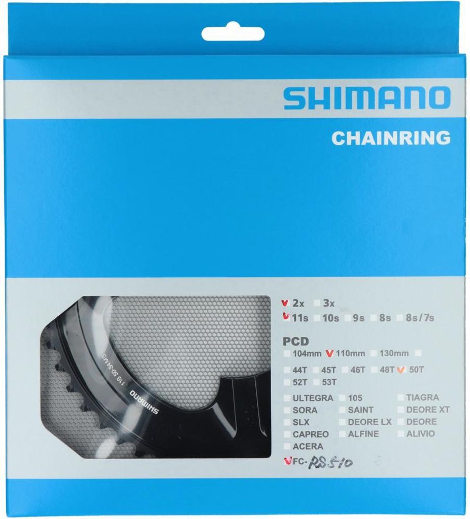 SHIMANO Kettenblatt FC-RS510 50 Kettenblatt - 50 Zähne, Produktbild 