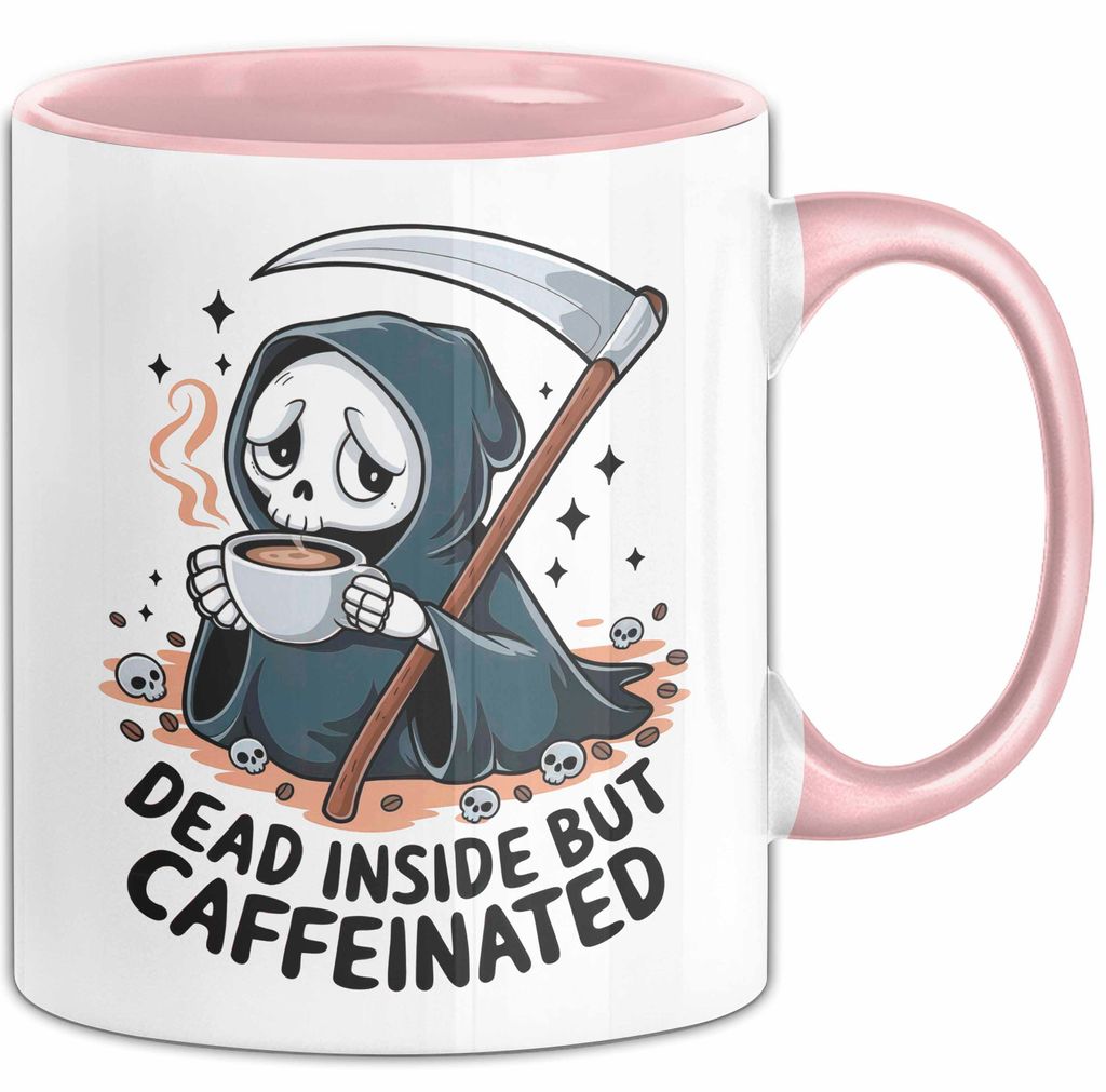 Dark Humor Fan Tasse Geschenk Lustige Geschenkidee Spruch Für Sarkasmus Liebhaber (Rosa)