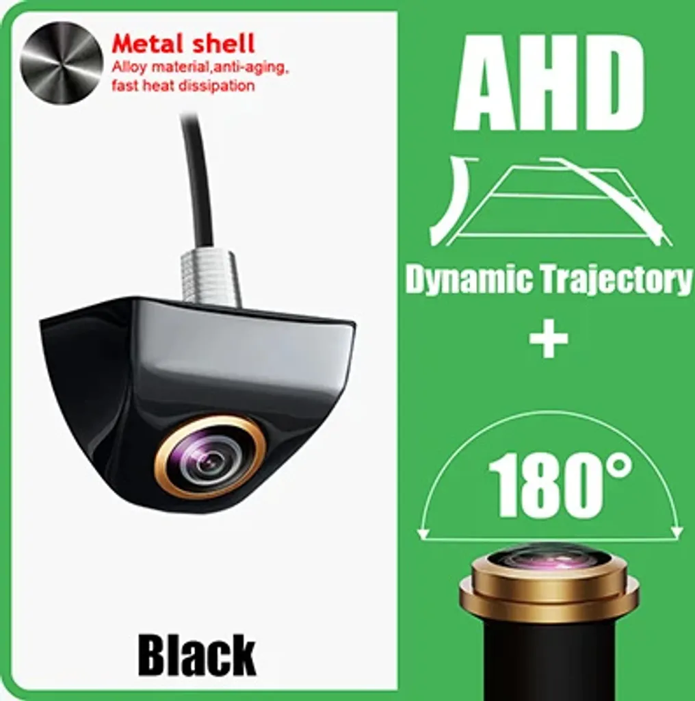Caméra de recul filaire grand angle 170 degrés pour voiture et camping-car