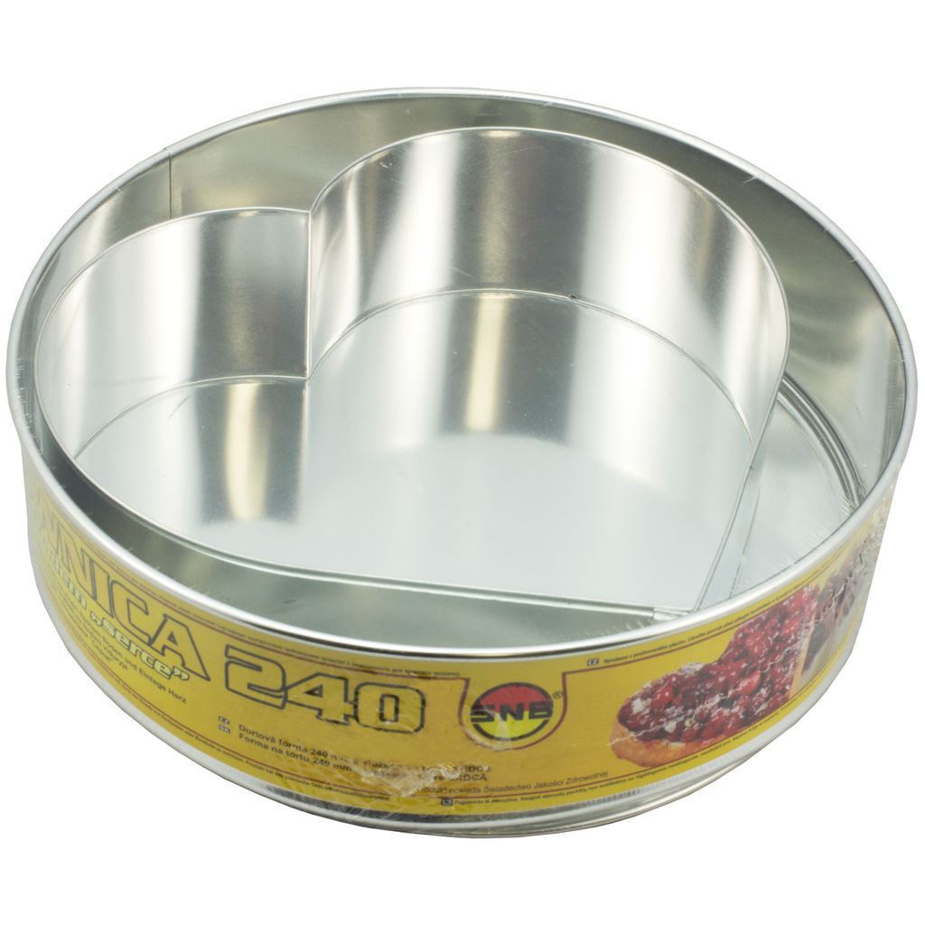 ORION Tortenform / herzförmige Kuchenform / Backform DUO 24 cm