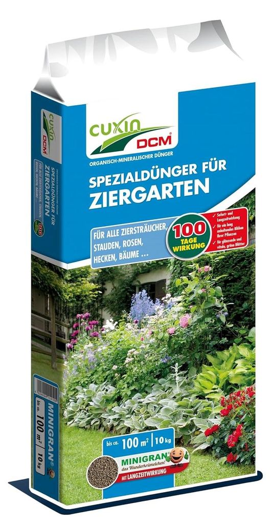 CUXIN DCM Spezialdünger Ziergarten 10kg Produktbild 