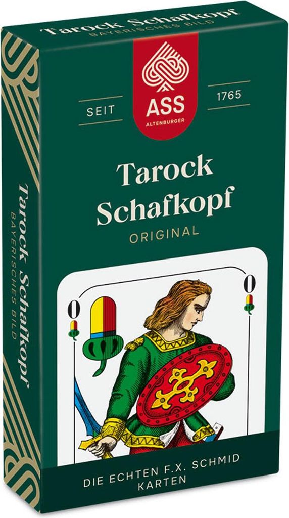 ASS Altenburger Schafkopf/Tarock, bayerisches Bild in Faltschachtel
