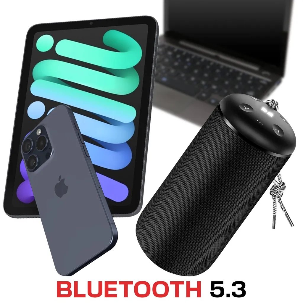 Enceinte Bluetooth 20W Monster S130 avec Son Stéréo Dynamique Noir - 5