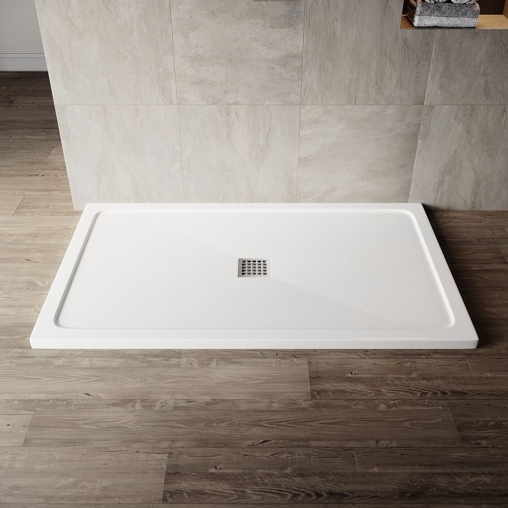 SONNI Receveur de douche carré SMC avec garniture Image du produit 
