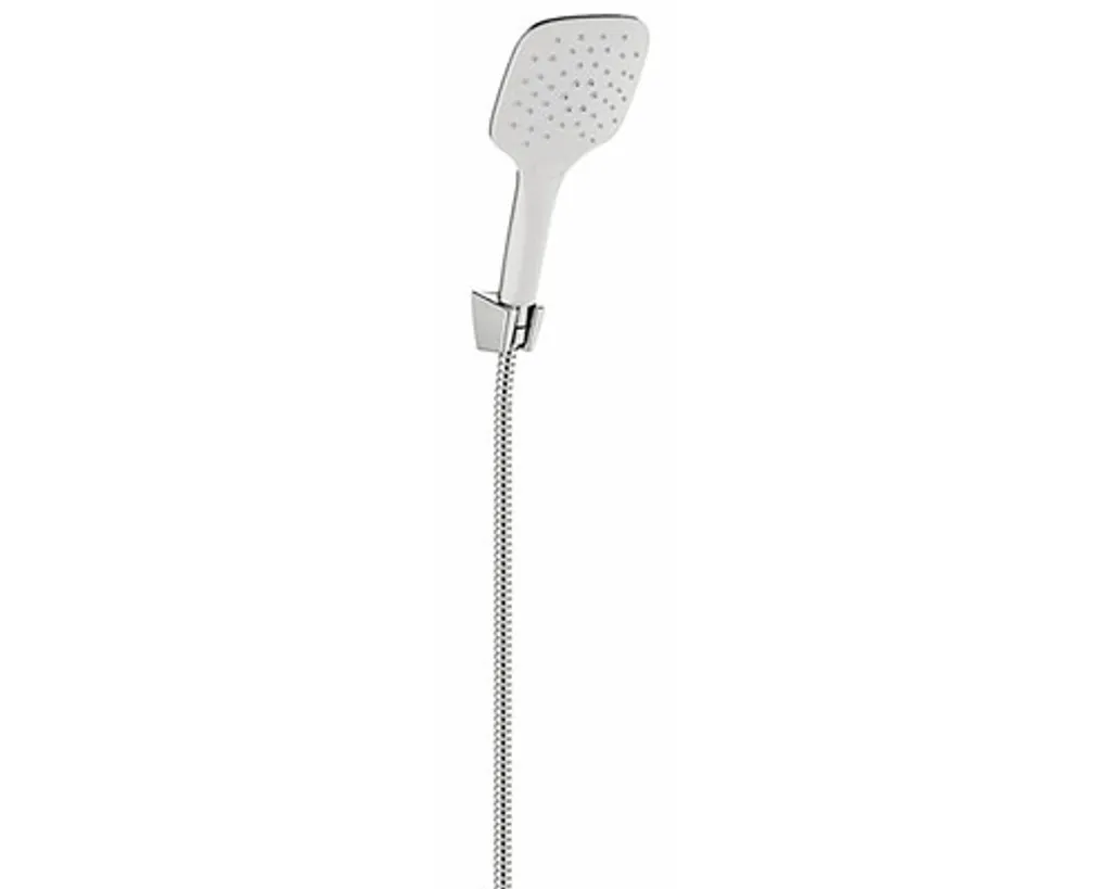 Douchette anticalcaire Ravak 907.00 avec flexible 150cm chrome blanc