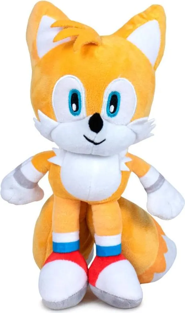 Animal en Peluche Tails Sonic 30 cm, Jouet Moelleux en Textile de Qualité