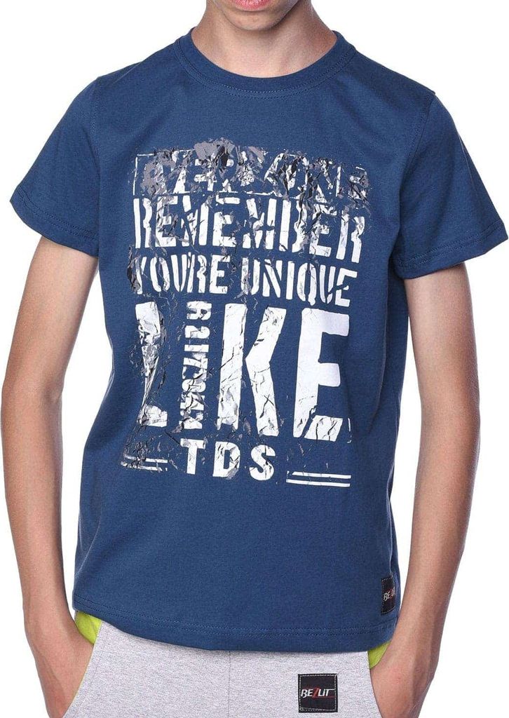 BEZLIT Jungen T-Shirt mit Motiv Druck Dunkelblau 104/110