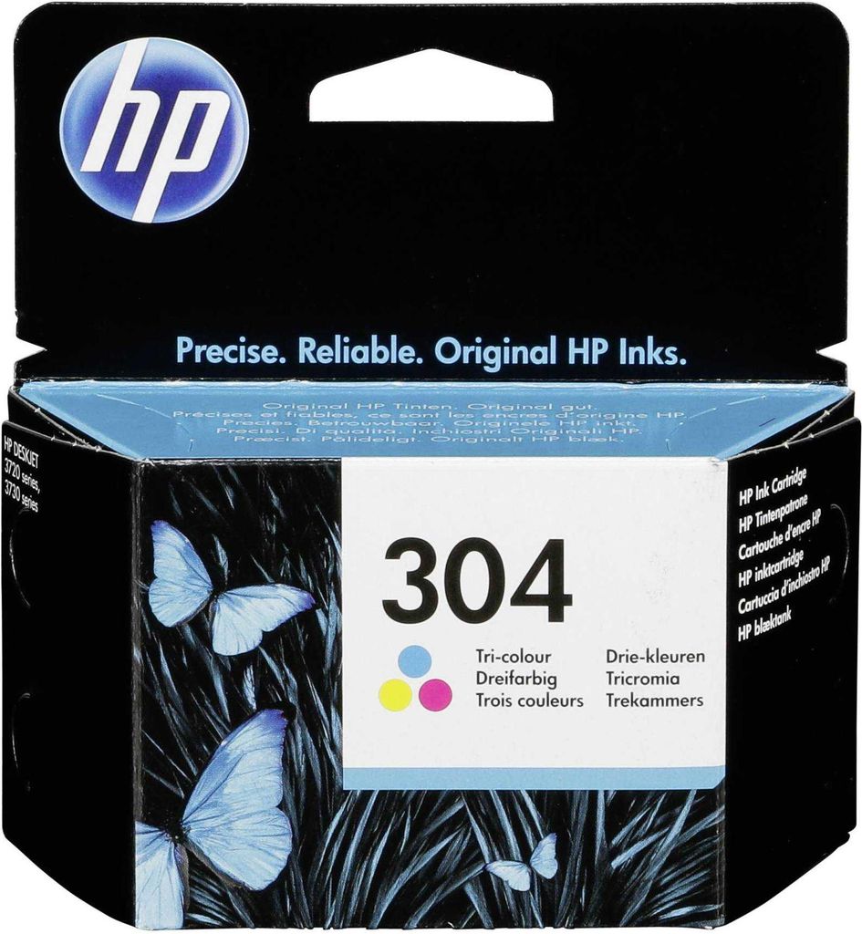 HP N9K05AE Tintenpatrone 3-farbig No. 304 Produktbild 