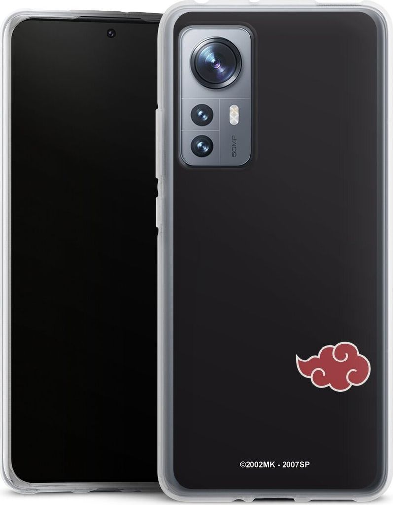 DeinDesign Handyhülle für Xiaomi 12X 5G Silikon Hülle Case Smartphone Schutzhülle Naruto Shippuden Offizielles Lizenzprodukt Akatsuki