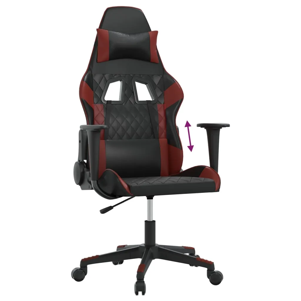 Sedia Gaming Ergonomica The Living Store Rosso Vino - Prezzo Promo - 7