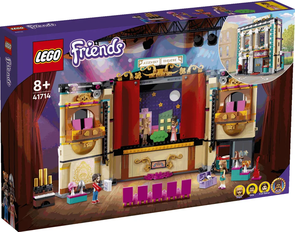 Jouet de Construction École de Théâtre LEGO Friends 41714 pour Enfants