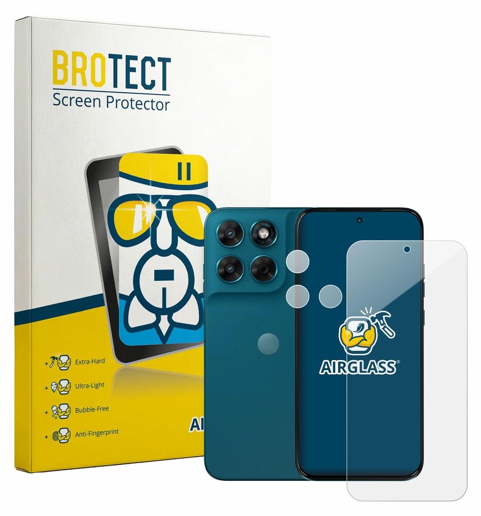 BROTECT Schutzglas für Motorola Moto G77 (Display+Kamera) Produktbild 