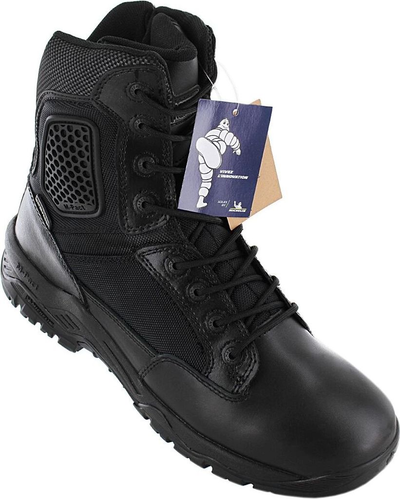 MAGNUM Strike Force 8.0 SZ Zip WP Waterproof - Herren Tactical Boots Einsatz Stiefel Schwarz M801395-021 , EU 50 UK 16