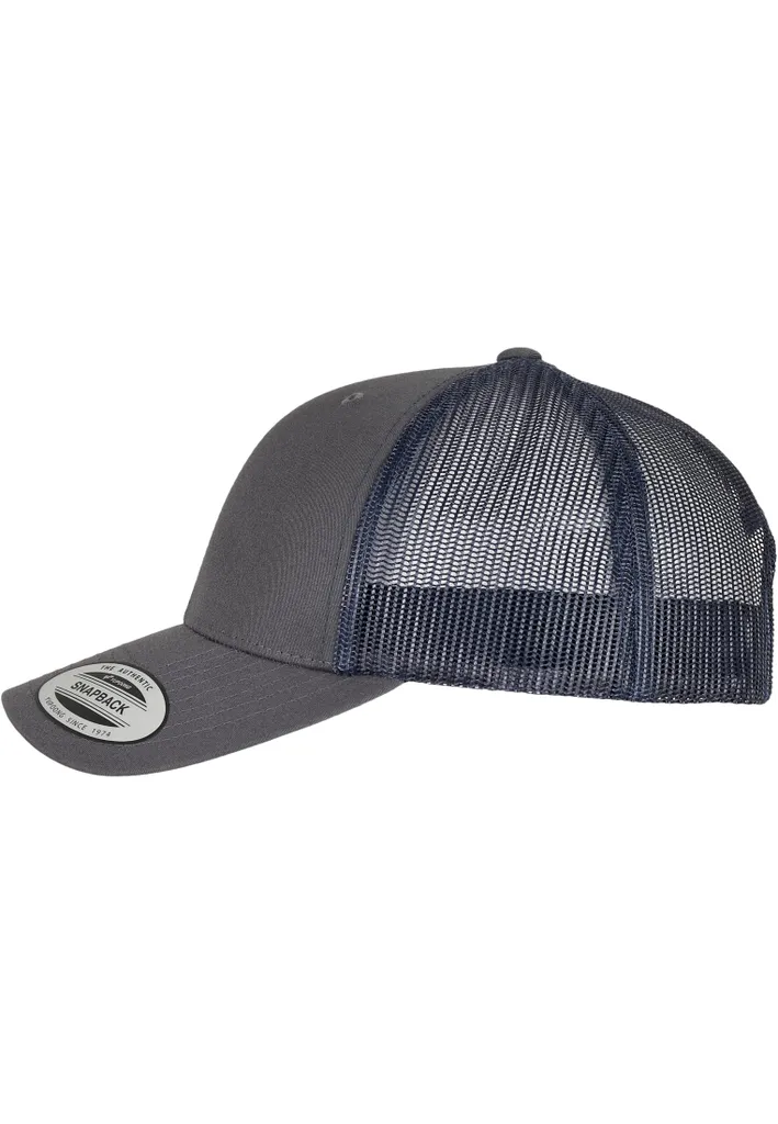 Cappellino Flexfit Trucker Snapback Antracite Navy - Resistente e Cool - 2