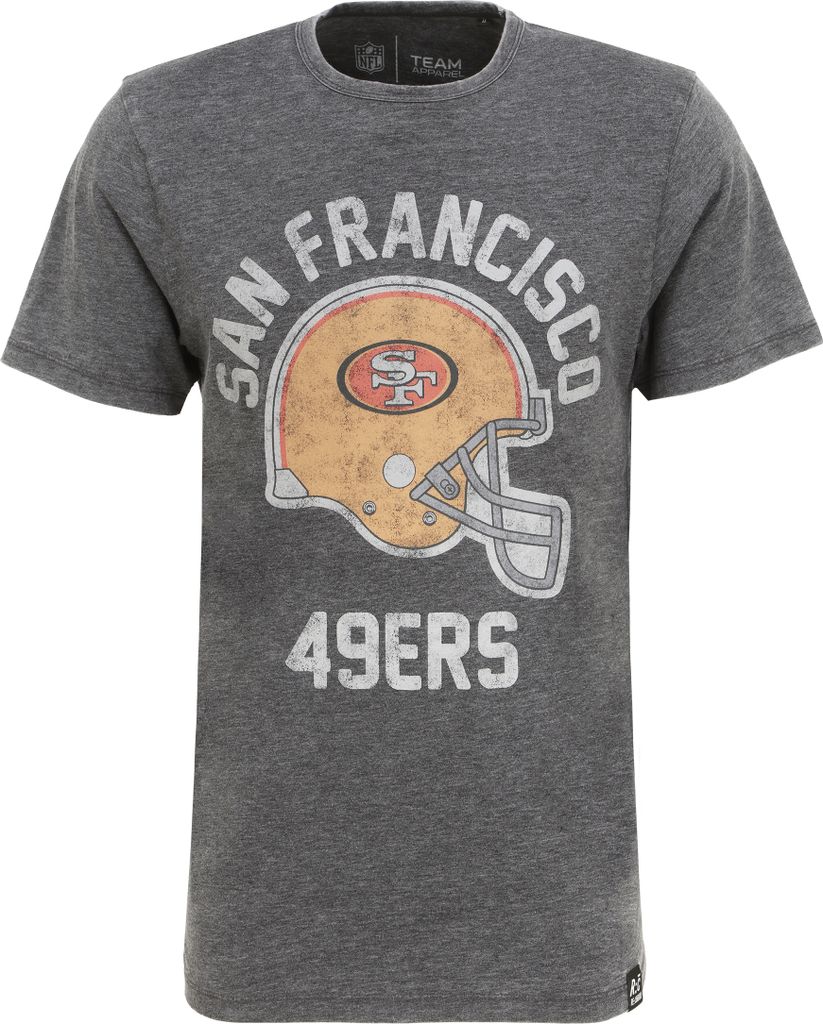 Recovered T-Shirt NFL Helmet Print mit coolem Football Helm-Print dunkelgrau S