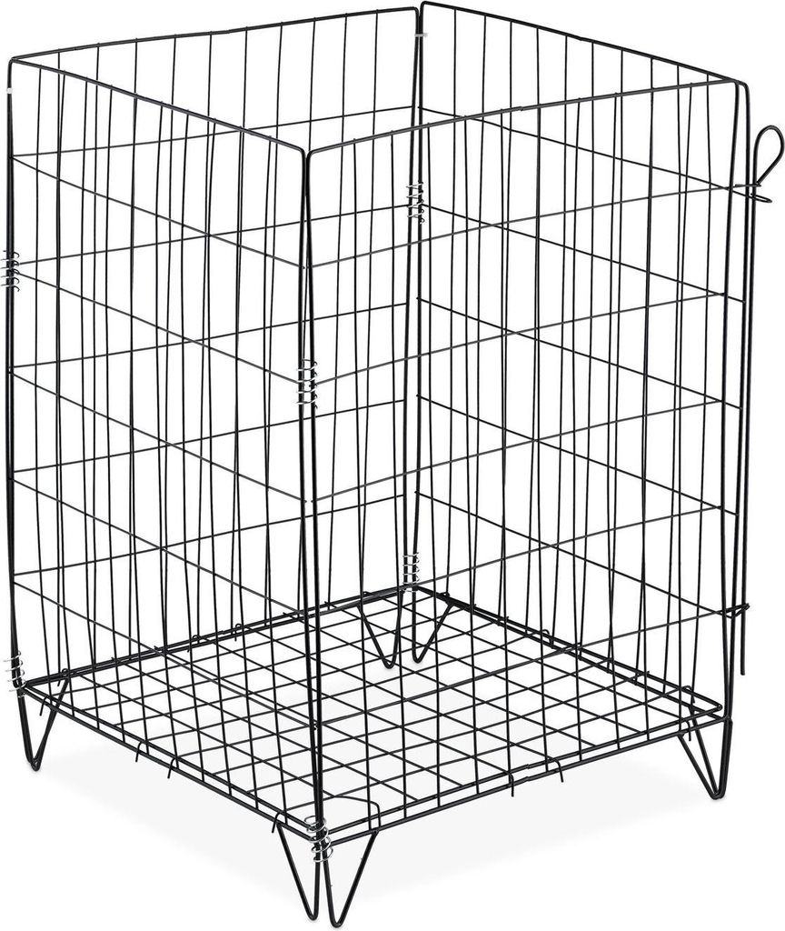 Kompostbehälter aus Metallgitter