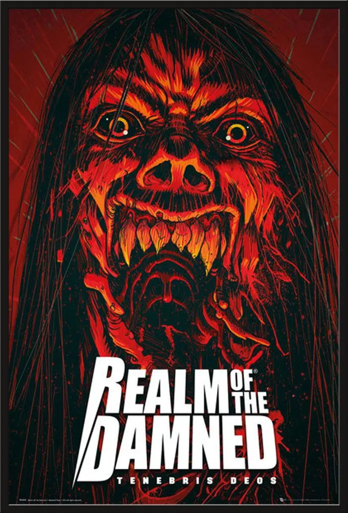 Cadre Shinsuke interchangeable avec poster Scream Realm of The Damned Noir