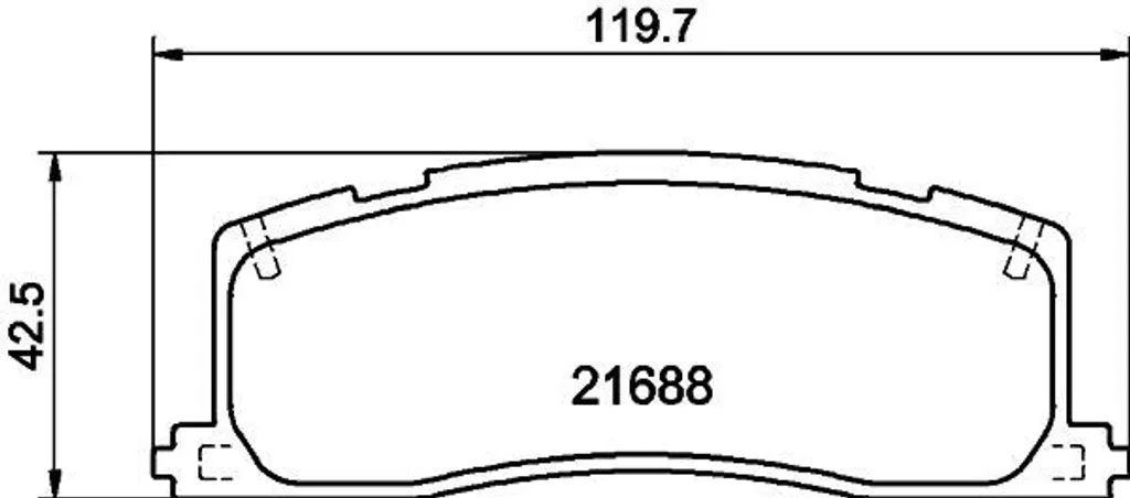 Plaquettes de frein HELLA 8DB 355 016-391 pour Previa R1 R2 OE AY060TY010