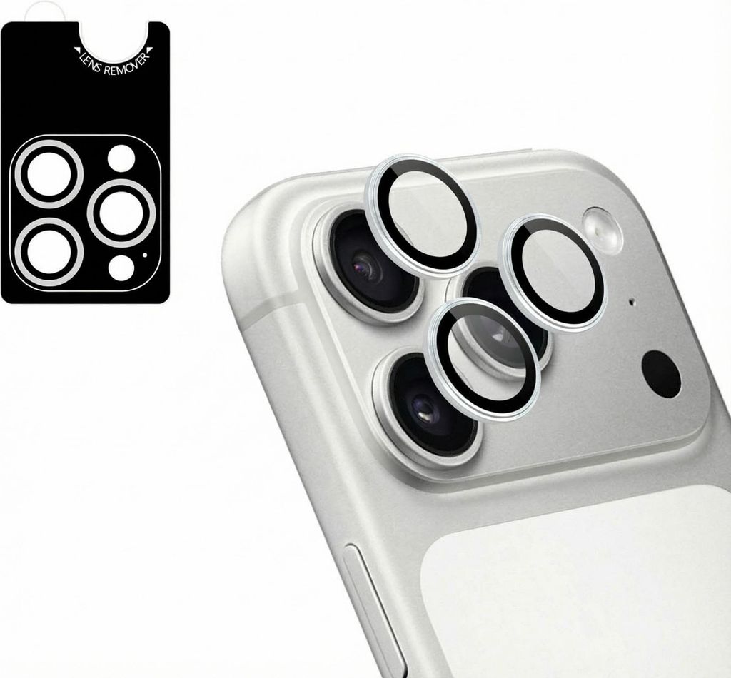 imoshion 2er Pack Kameraobjektivschutz für das iPhone 17 Pro / 17 Pro Max - Silber