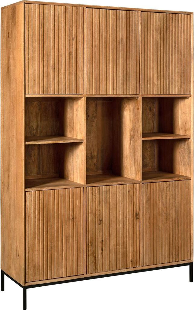 Starfurn - Fächerschrank Madison XL Natur - 135 cm Produktbild 