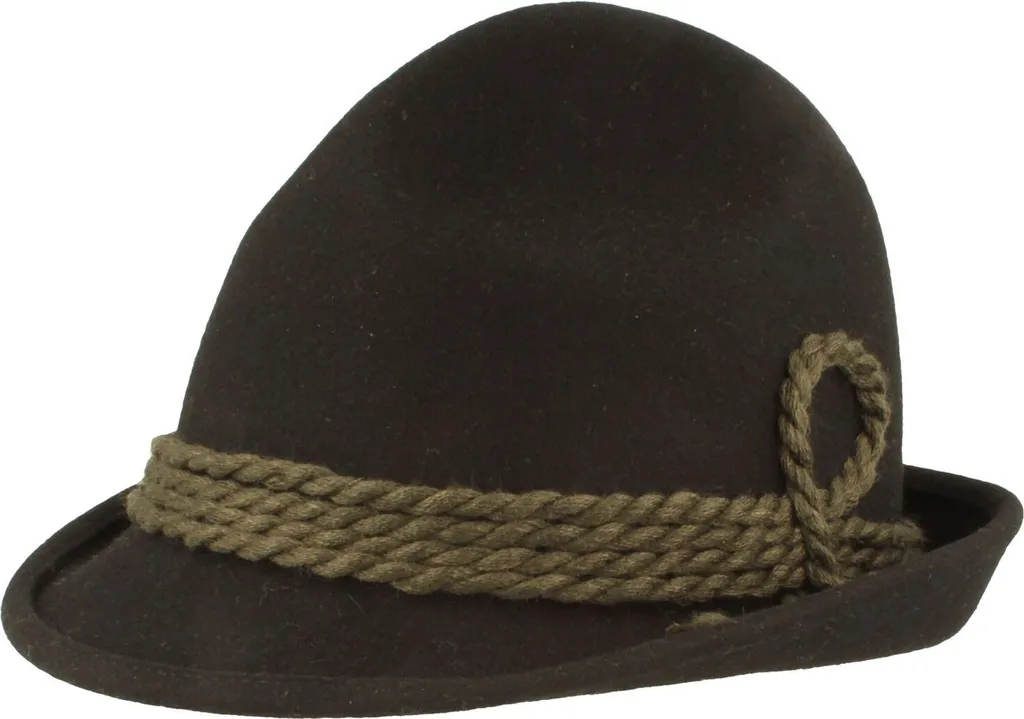 Cappello Hut-Breiter in Feltro Antipioggia | Cordone Lana Tradizionale