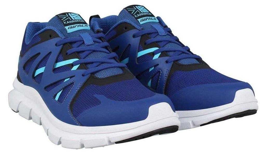 Karrimor - "Impala" Sneaker für Herren, Leder, Flach GT26637 (41 EU) (Marine)